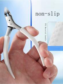 Set da 14 pezzi in acciaio inox: pinze a punta, coltello diagonale per rifinitura, strumento per levigatura e rifinitura della piastra del piede, tronchesino per unghie grande, estrattore per unghie, lima per unghie in acciaio, spugna lucidante per arte di unghie e riparazione dei piedi