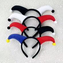1pc European And American Fashion Cartoon Clown Headband, Unique Funny Party Dancing Performance Hair Hoop, Versatile For Halloween Party Costume Headband - Multicolor - View 2