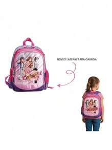 Mochila Infantil Feminina 11L Escolar Espaçosa  Resistente Menina Colegio