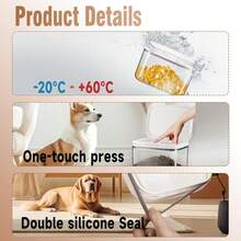 LivLab Mker - Recipiente hermético para almacenar alimentos para mascotas - (D979)-5.5L - Ver 10