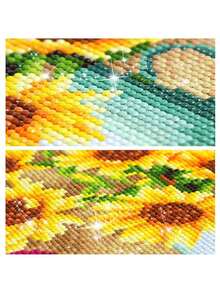 1 Pc Desserts And Coffee Diamond Painting Full Round Diamond Food Photos Embroidery DIY Kitchen Restaurant Decoration Handmade Hobby Gift - Green - View 7