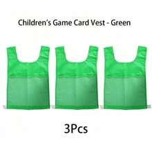 BELLKIDS 1 pieza Chaleco de entrenamiento para niños, 4 colores, chaleco de práctica, chaleco con bolsillo insertable para juegos, bata de entrenamiento, bata de educación física, chaleco de competición de equipo para niños, herramienta de juego cognitivo, ayuda didáctica, aprendizaje interactivo, para el hogar, el aula, al aire libre, juegos de fiesta, de vuelta a la escuela - Multicolor - Ver 27