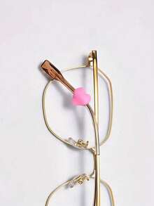 透明超柔软硅胶眼镜鼻托，一对可爱心形硅胶眼镜固定器，一体式鼻托，水滴形鼻托 - 舒适贴合眼镜框配件鼻托，一体式眼镜鼻托，眼镜耳夹耳钩防旅行必需品旅行配件度假暑假返校 - 彩色 - 查看 8