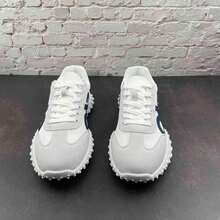 1 双男士复古运动户外鞋，透气休闲徒步鞋，防滑耐用跑鞋，小众厚底运动鞋