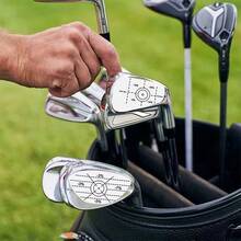 三合一高尔夫冲击标签胶带，训练辅助 - 白色 - 查看 7