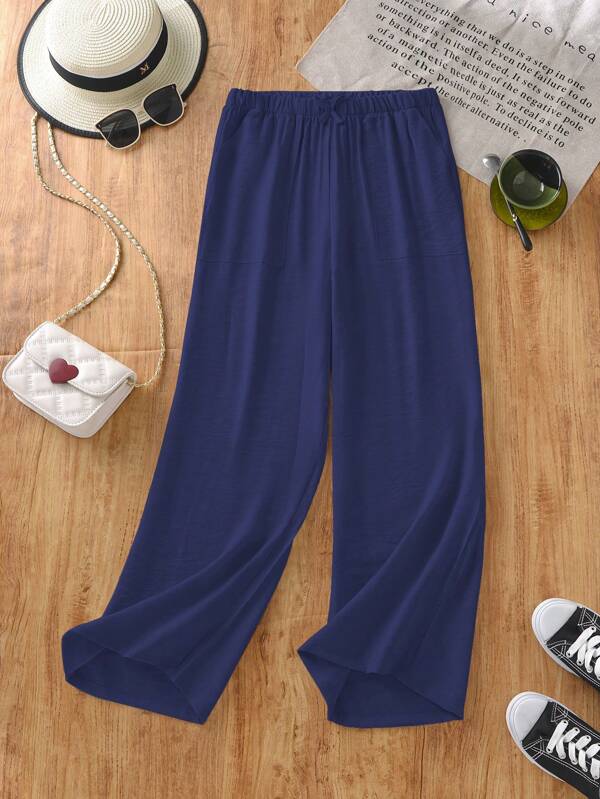 Loose Flowy Casual Pants, For Teen Girls, Spring/Summer