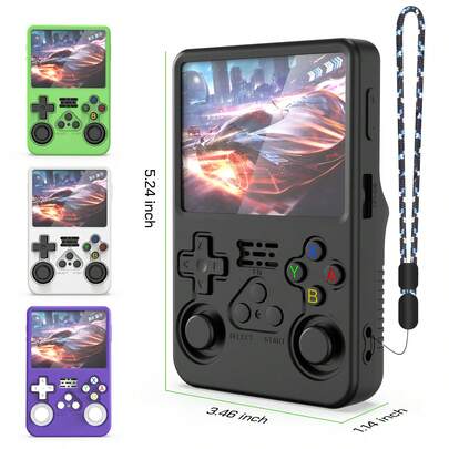 R36S Silicone Case With Anti-Lost Strap For R36S Retro Handheld Game Console, Silicone Protective Case For R36S Game Player