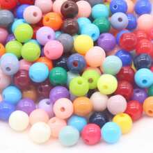 Acrylic Iridescent Monochrome Beads Strands For DIY Jewelry Making Supplies - Bracelets, Necklaces, Accessories