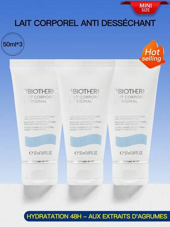  BIOTHERM LAIT CORPOREL L'ORIGINAL ANTI-DRYING BODY MILK[Mini Size]50ml*3