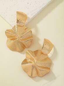 Dernières boucles d'oreilles pendantes métalliques chic minimalistes à la mode