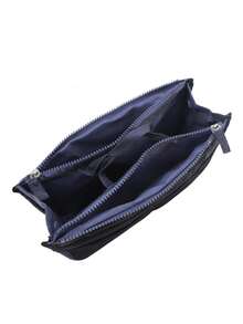 Essential Portable Organizer – Durable Polyester Handheld Travel Bag With Multi-Pockets For Easy Storage - Multicolor - View 3