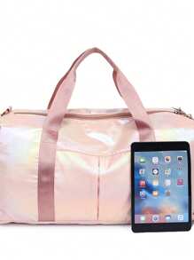 Large Capacity Travel Fitness Bag, Made Of Durable High-Quality Material, Multiple Pockets And Ergonomic Handle, Suitable For Gym, Sports And Weekend Trips - Solid Color Design, Sports Equipment Bag | Fashionable Gym Bag | Sturdy Handle, Gym Accessories, Multi-Color, Unisex
