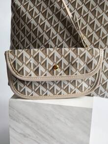 2025 New Fashion 2pcs Shoulder Bag Set With Coin Purse, Suitable For Women Everyday, Vacation, Travel, Holiday, Date, Gift Winter Gifts