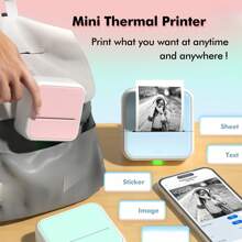 Nouvelle machine d'étiquetage de sang, petite imprimante d'images médicales portable sans fil, poche pour étudiant, fausse étiquette