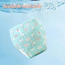 3pcs/Pack Baby Training Pants, Washable Diaper Covers, Baby Potty Training Cloth Diapers, Breathable Diaper Covers (Random Pattern) - Multicolor - View 5