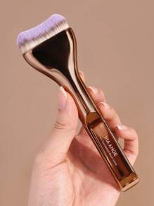 MAANGE 2 set di pennelli da trucco professionali, pennello per fondotinta e correttore, pennello per fondotinta liquida, strumenti da trucco con fibra morbida, facili da trasportare, set adatto come regalo per donne e ragazze