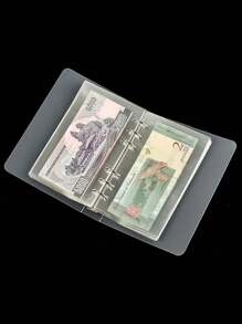 100 Pocket Currency Photo Albums, Portable Banknote Holders, USD Banknote Storage Book, For Storing Banknotes, Cash Storage, Used For Banknote Files, Bills, Transaction Cards, Stamps Collection Items, Storing Photos, Photo Storage Book, As Halloween, Birthday, Christmas Gifts