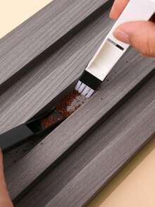 1 件装多功能浴室瓷砖填缝清洁刷、窗户凹槽清洁器、便捷的家用角落清洁工具