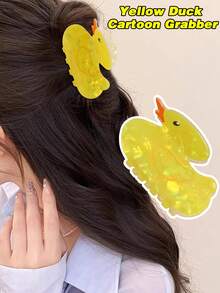 1 件全新高端有趣图案女士发夹、发饰、头饰、发夹、配饰，休闲百搭，适合日常旅行、聚会、海滩派对和夏季返校季 - 彩色 - 查看 2