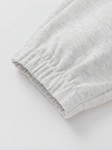 Balabala Pantalones joggers para niñas 2025 Miiiiichan IP, pantalones deportivos casuales y elegantes - Gris claro - Ver 6