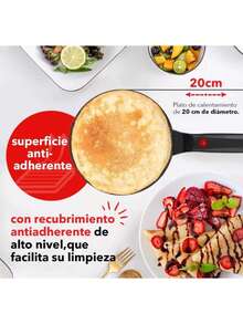 Portable Non-Stick Electric Crepe Maker For Home Use, Automatic Pancake And Crepe Machine - US A Type Plug(110-127V) - View 5