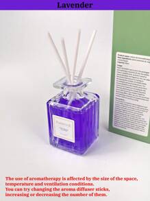 1pc Romantic Aromatherapy, 1.69oz Rattan Essential Oil, Lavender Fragrans Peach Ebonwood Agarwood Fragrance,Home Bedroom Fragrance Air Freshener, Reed Diffuser, Office Home, Deodorizing Fragrance Ornaments, Aromatherapy Gift For Your Girlfriend
