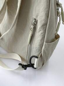 peach tree Unisex Multi-Purpose Chest Bag/Shoulder Bag/Sling Bag/Backpack For Travel, Cycling, Outdoor, Casual, Business, Vintage, Solid Color, Simple Design, Gift For Men, Women, Father, Halloween, Christmas