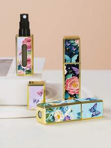 1 chai nước hoa vuông 5ml. Chai xịt, Chai đựng nước hoa sơn dầu hình vuông ba chiều, Chai đựng nước hoa chiết trực tiếp từ đáy khi đi du lịch, Có thể tái sử dụng, Nhỏ gọn và tiện lợi khi mang theo, Chai đựng nước hoa dạng lỏng. - Nhiều màu - Xem 4