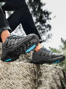 Męskie buty do wspinaczki na świeżym powietrzu, buty wspinaczkowe, codzienne buty trekkingowe, codzienne trampki, czarne