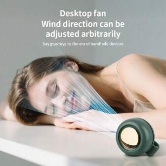 MINI Clip Fan, Small Whirlwind Desktop Fan, Suitable For Carrying Fans When Going Out, Compact Design For Easy Carrying When Going Out, Interesting Small Gifts