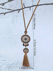 Collar de moda bohemia vintage elegante, collar personalizado vintage para mujer - borla - Ver 6