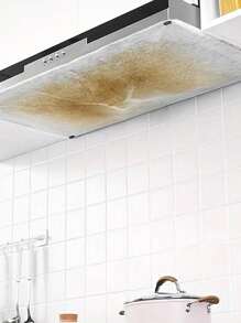 12/24片装一次性高效无烟厨房油烟机滤纸，通用尺寸，带耐用粘性保护膜