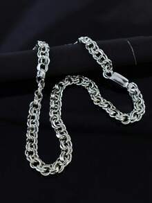 1 Piece Hip-Hop Punk Style Infinity Symbol 14K Gold-Plated Zinc Alloy Thick Chain Motorcycle Accessory - Infinity Symbol - View 11