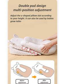 3 sztuki/zestaw noworodków w wieku 0-3 lat, poduszka anty-plucie mleka, oddychająca mata do spania dla niemowląt, zapobiegająca zakrztuszeniu się mlekiem (przed zakupem sprawdź odpowiedni rozmiar produktu) - Wielokolorowe - Zobacz 8