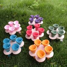 Insect Drinking Cup, Garden Bee Cup, Garden Decoration, Colorful Insect Drinking Station, Watering Port For Pollinators, Thirsty Pollinators Need To Drink Beverages, Collect One Teaspoon Of Water From The Bee Cup (Randomly Selected)