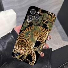 Tiger All-Inclusive Seismic Resistant Film Hard Phone Case For IPhone 11/12/13/14/15/16/PLUS/PRO/PROMAX Gift Protective Cover Gift For Men And Women