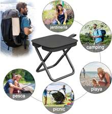 1 Piece Handbag-Style Portable Folding Chair, Multifunctional For Camping, Fishing, Picnic And Travel, Compact Stool That Transforms Into A Handbag When Folded