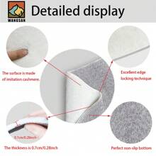 1 pièce Tapis antidérapant de salle de bain avec motif de citrouille fantôme d'Halloween, en matériau de cachemire artificiel, avec décoration moelleuse, convient pour les portes, les salles de bain, les cuisines et autres occasions, lavable en machine, antidérapant, décoration quotidienne, peut être offert en cadeau