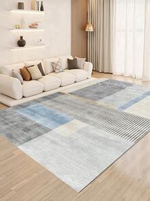 Alfombra decorativa de estilo minimalista para interiores, nueva alfombra de terciopelo de felpa corta, alfombra para sala de estar, alfombra para sofá, alfombra para dormitorio, alfombra antideslizante para mesita de noche, alfombra para comedor y cocina, almohadilla para silla de oficina, felpudo de entrada, manta para picnic al aire libre, alfombrilla suave para gateo de bebés, manta de camping al aire libre