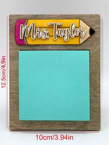 个性化教师记事本收纳盒礼品 | 定制教师姓名礼品 | 学生送老师的礼物 | 教师礼物 | 年末教师节礼物，定制教师礼物，适合返校季、教师节和学期末，实用且具有纪念意义的定制文具，教师节礼物，家居用品，装饰家居，纪念品，可重复使用，可爱，高品质，家居用品，2026 年系列 - 教師便利貼 - 查看 9