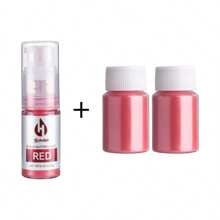 Espray de Brillo Comestible - 8 Colores Spray Brillante de Pastel Polvo Brillante Metálico Chispas para Decorar Galletas Chocolate Fresa, 5g/Botella
