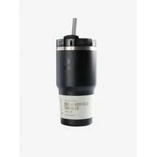 STANLEY - The Quencher H2.0 FlowState™ Tumbler 20 Oz Premium Stainless Steel Bottle Insulated Mug Cup Portable Water Bottle Large-Capacity Coffee Cup Water Cup With Handle And Straw, For Travel, Home, Office, Gift, Ice Drinks And Hot Drinks 10-10826 Christmas Gift - 1214 黑色 2.0 - 查看 1