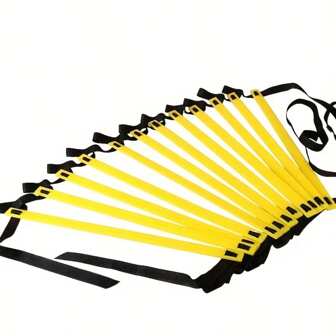 1pc Agility Ladder Speed Training Equipment, Suitable For Football Training, Footwork, Coordination And Explosiveness, Applicable For Field, Sand, Home Workout And Gym