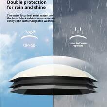 Travel Mini Umbrella For Purse With Case Small Compact UV Sun Protection Sun Lightweight Tiny Pocket Umbrella For Women Girls And Men - Warm sand color - 查看 6