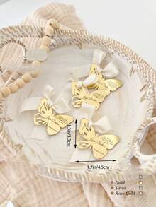 个性化亚克力镜面标签、蝴蝶派对礼品标签、回礼标签、洗礼礼品标签、感谢礼品标签、生日回礼标签