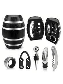 3/5 Pcs Luxury Stainless Steel Bottle Opener Gift Set With Gift Box, Suitable For Party Decor, Clubs, Restaurants & Home Use - Ideal Gift For Holiday Celebrations, Birthdays