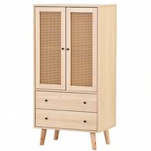 Sairedel Storage Cabinets - Oak + Particle Board - View 9