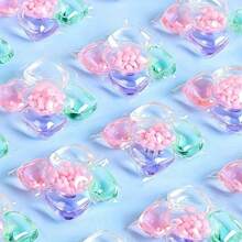 Detersivo in gel per bucato, detersivo liquido per bucato, perle per bucato, in confezioni da 5, 30 o 50 pezzi, con profumazione e funzioni di pulizia profonda e decontaminazione. Le perle per bucato hanno una fragranza morbida e duratura, composti attivi concentrati, bassa schiuma e facile da candeggiare, con pellicola esterna idrosolubile