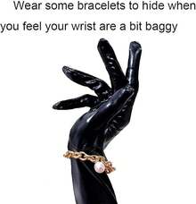 Luwint Women Wet Look Black Long Gloves Costume Cosplay Photoshoot