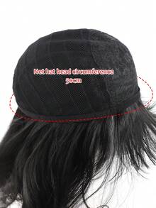 1 bộ tóc giả xoăn ngắn tổng hợp - Tóc giả hóa trang cho bé gái - màu đen - Xem 6
